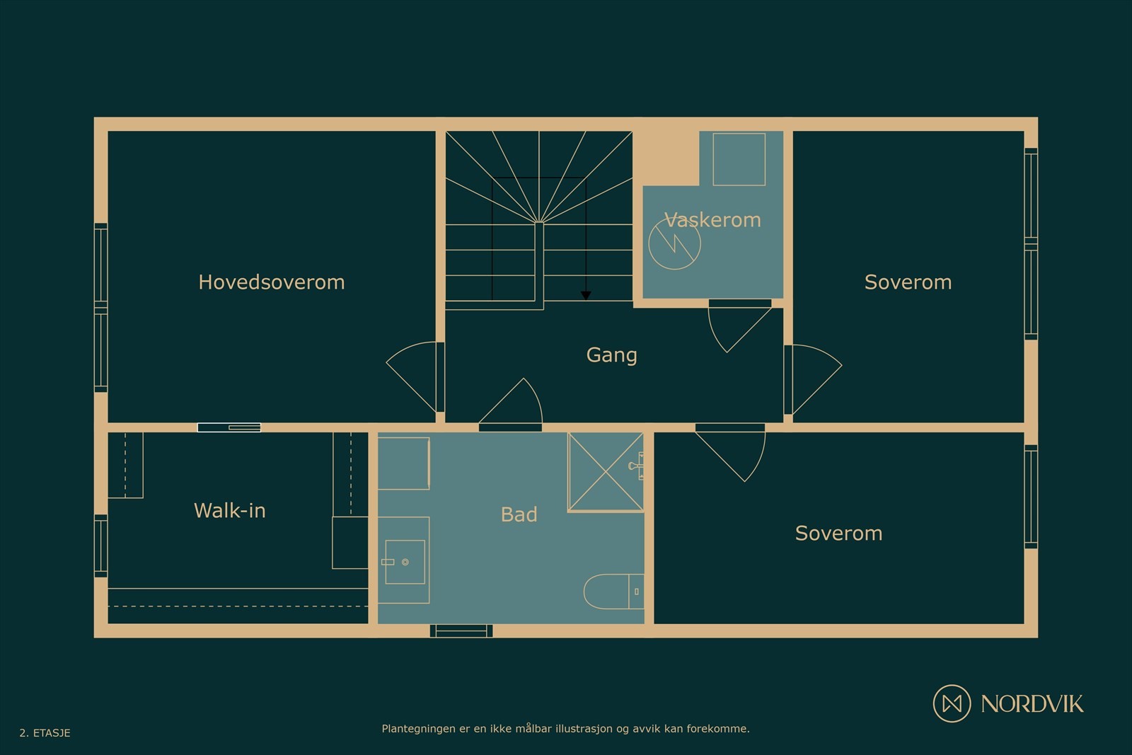 Plantegning Galleribilde