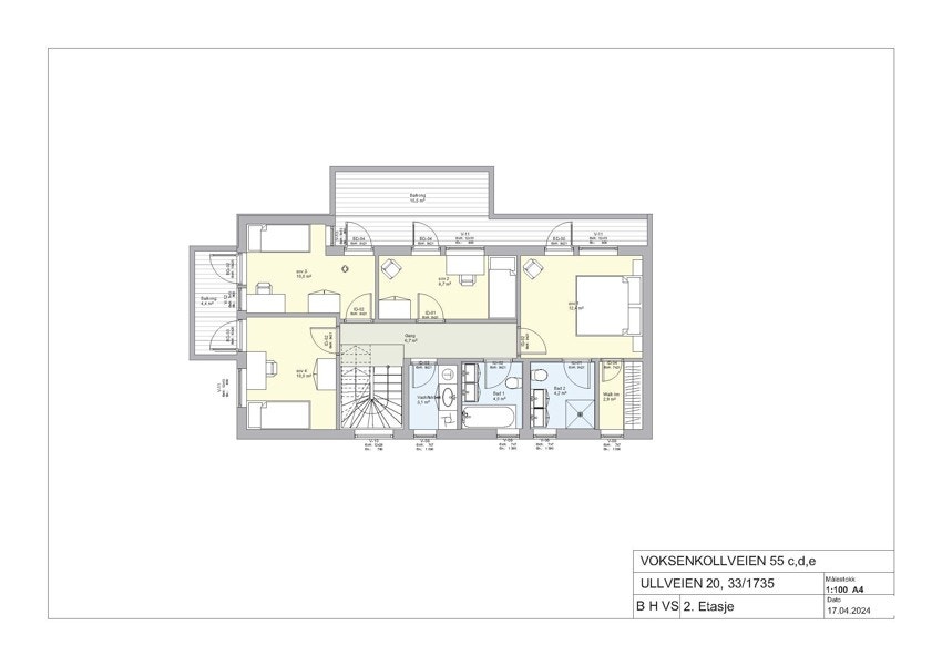 Plan 2. etasje Galleribilde
