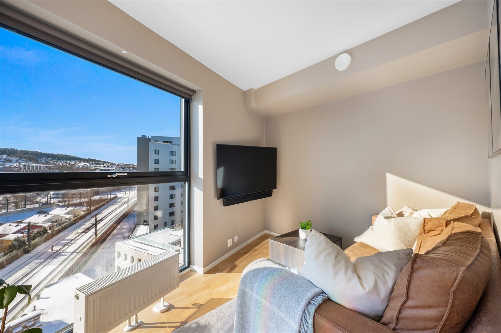 Her kan du våkne til langstrakt og flott utsikt. Galleribilde