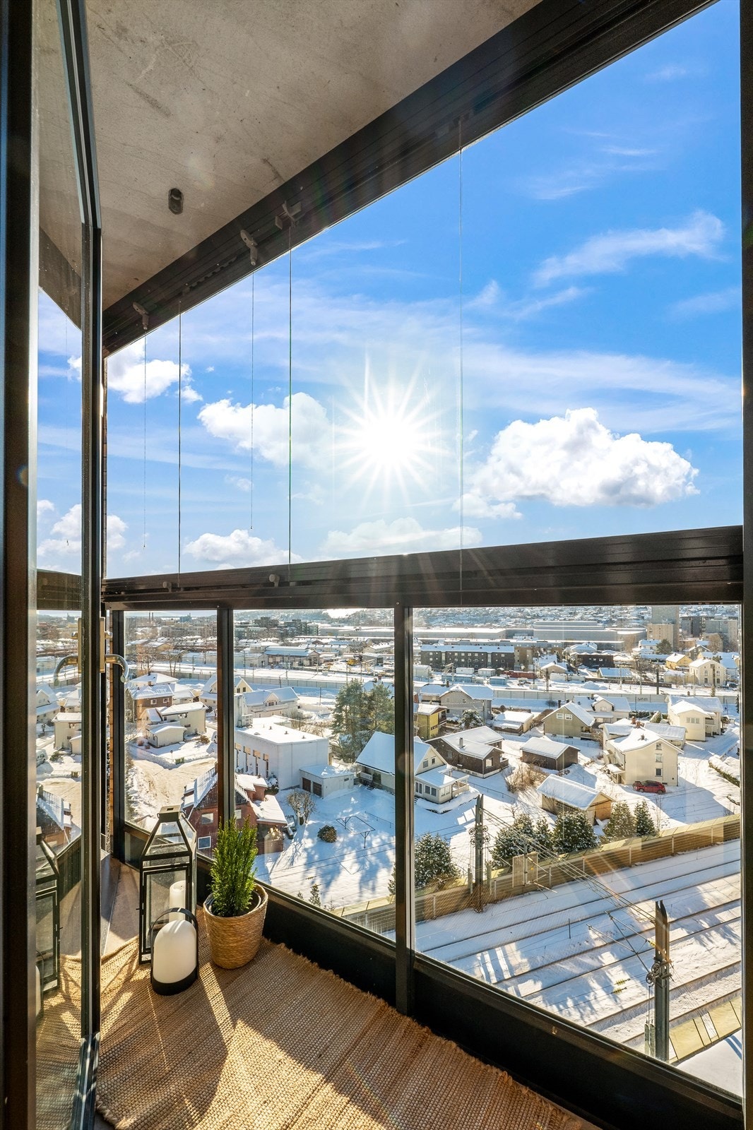 Balkong utenfor soverommet er på ca. 2 m². Galleribilde