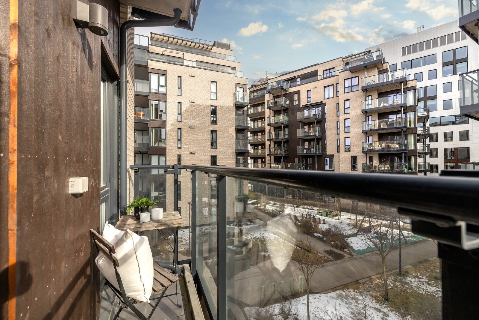 Luftebalkongen er på ca. 4kvm Galleribilde