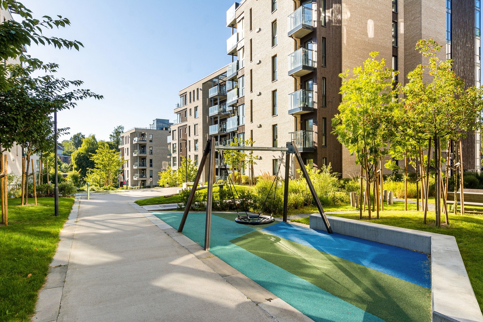 Her er det også bordtennis-bord og diverse lekeapparater Galleribilde