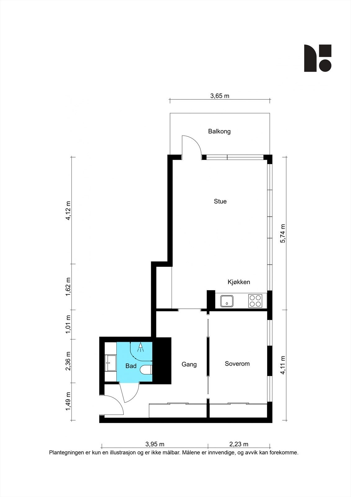 Plantegning Galleribilde