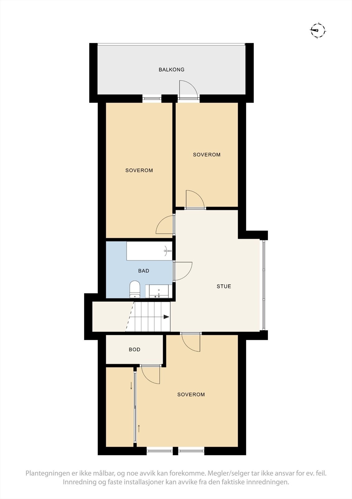 Plantegning 2. etasje. Galleribilde