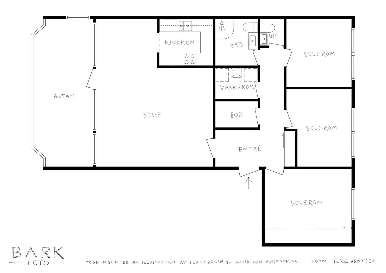 Plantegning. Galleribilde