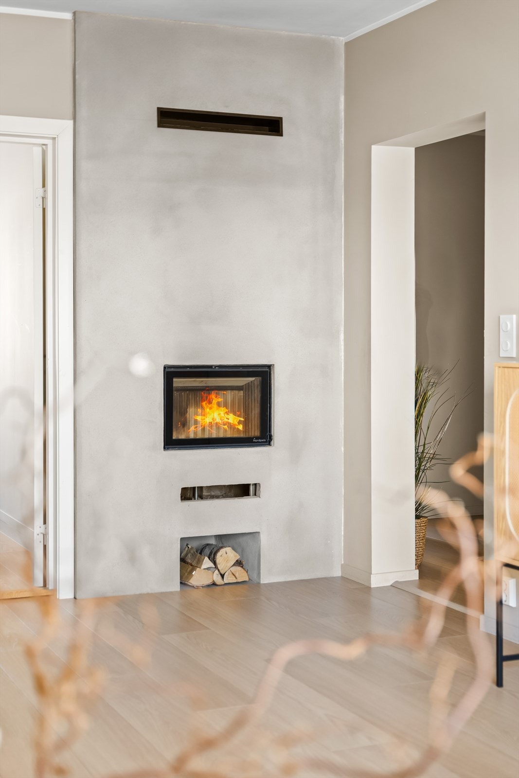 Ny peisinnsats installert i 2021. Galleribilde