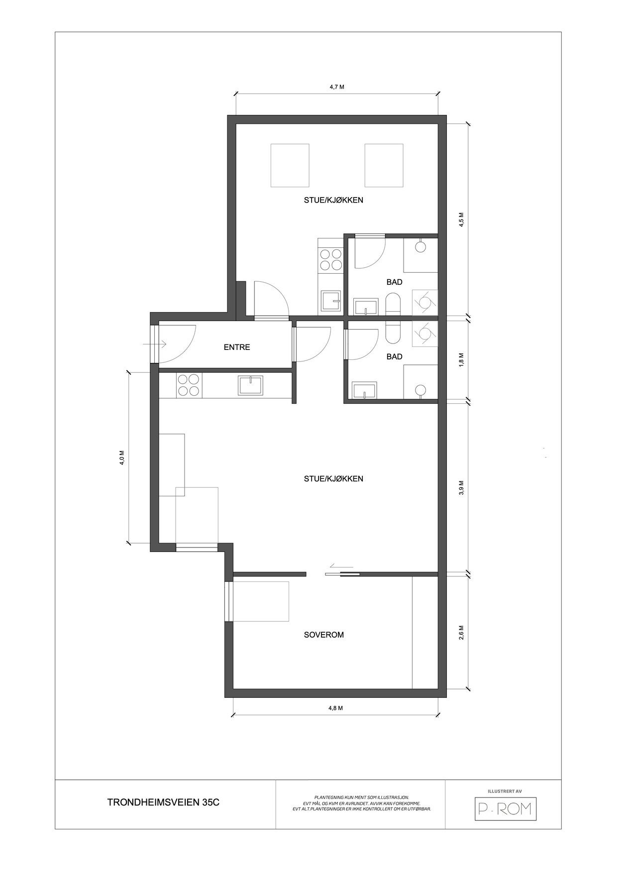 Plantegning. Galleribilde