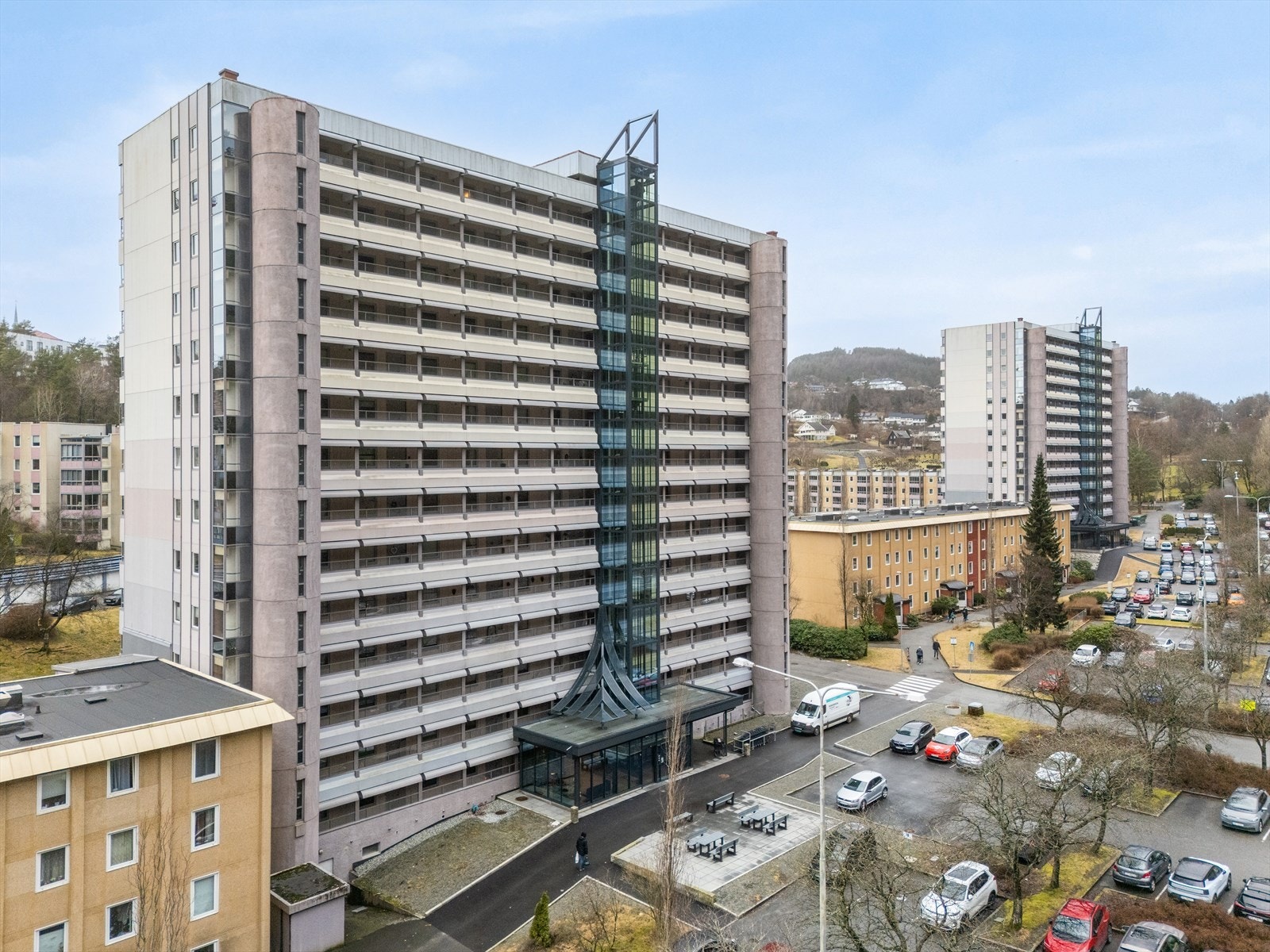 Borettslaget er nylig oppgradert med nye heiser Galleribilde