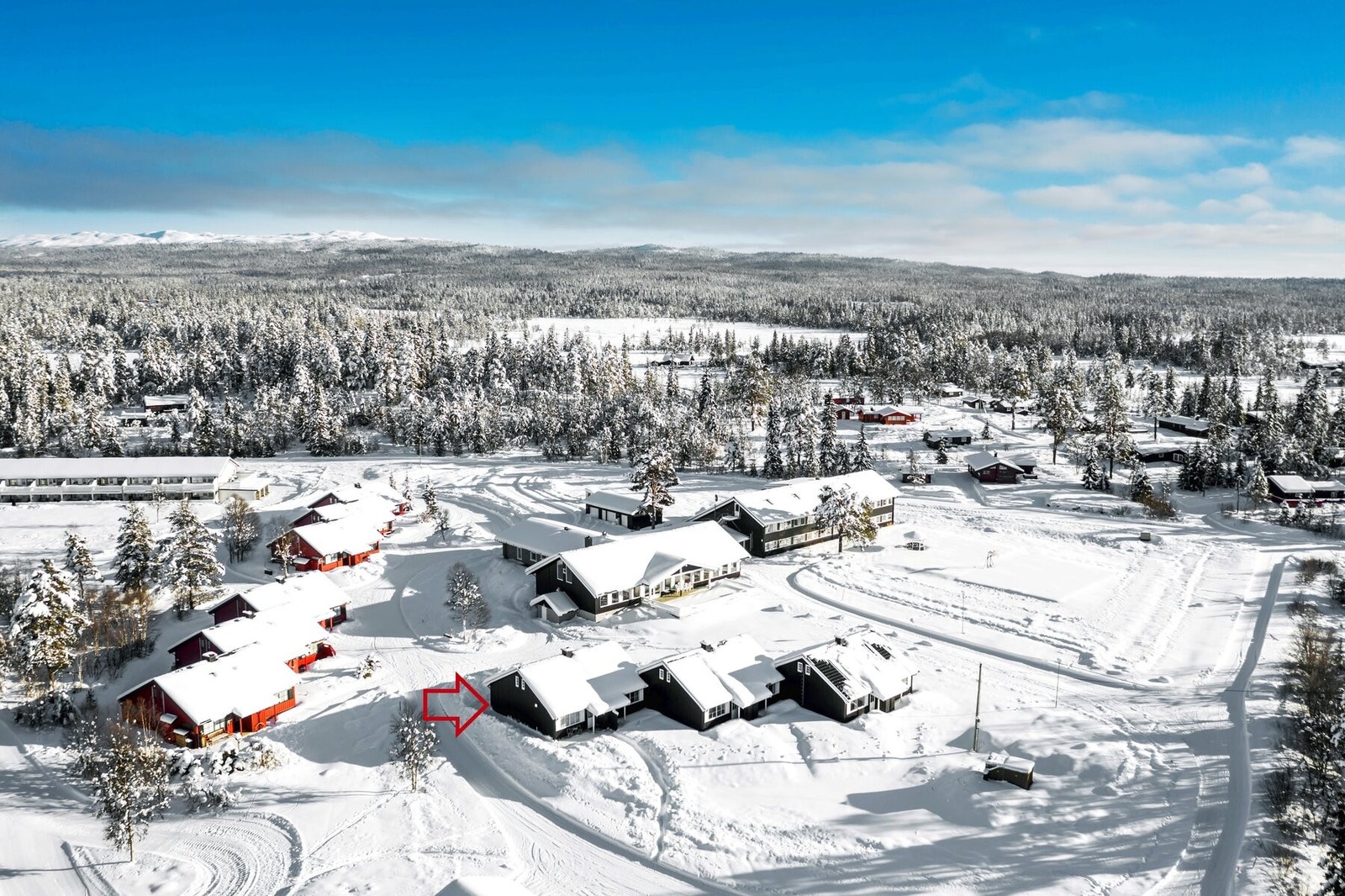 Eiendommen har en solrik beliggenhet. Galleribilde