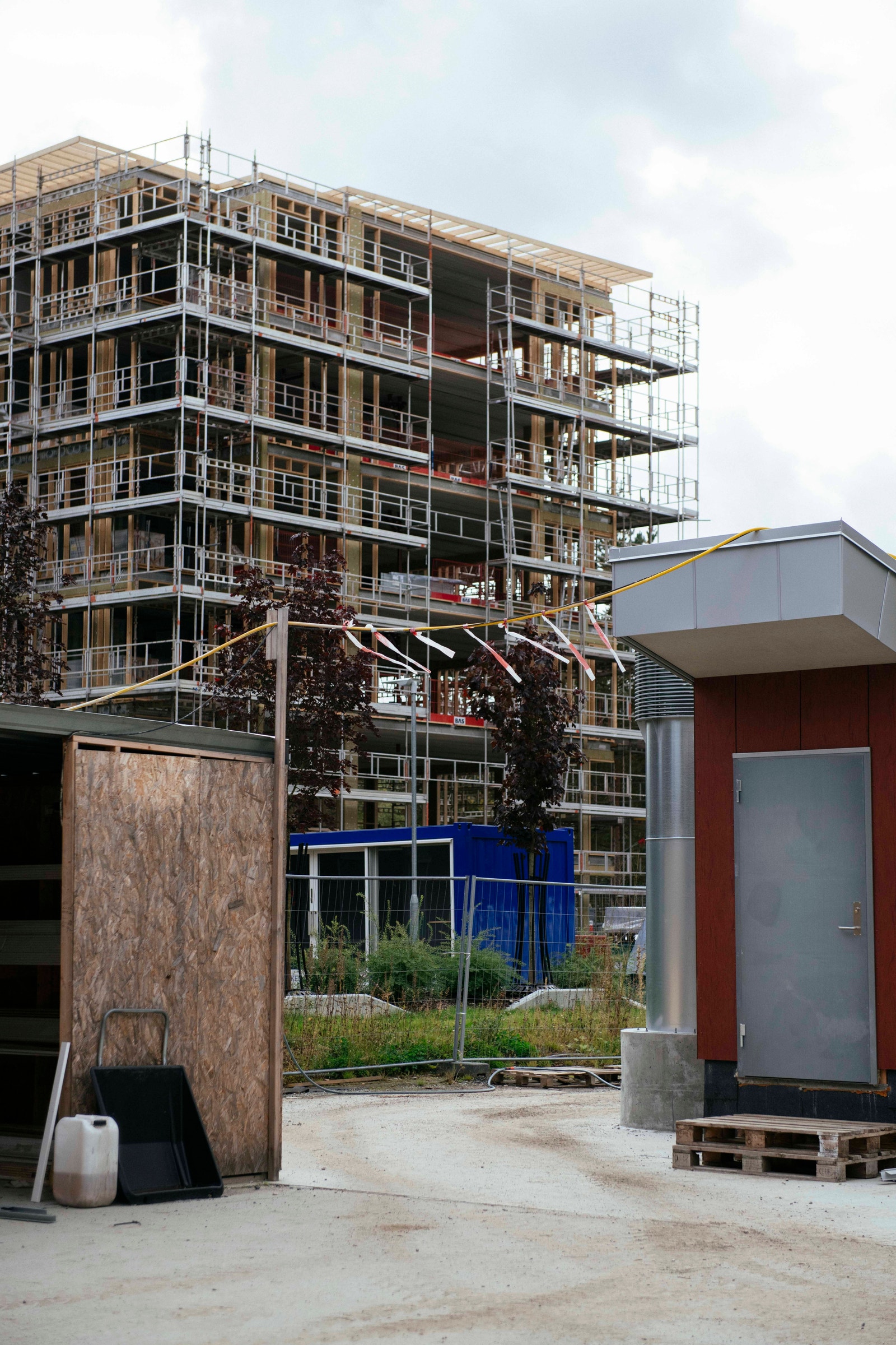 B8 under oppføring. Galleribilde