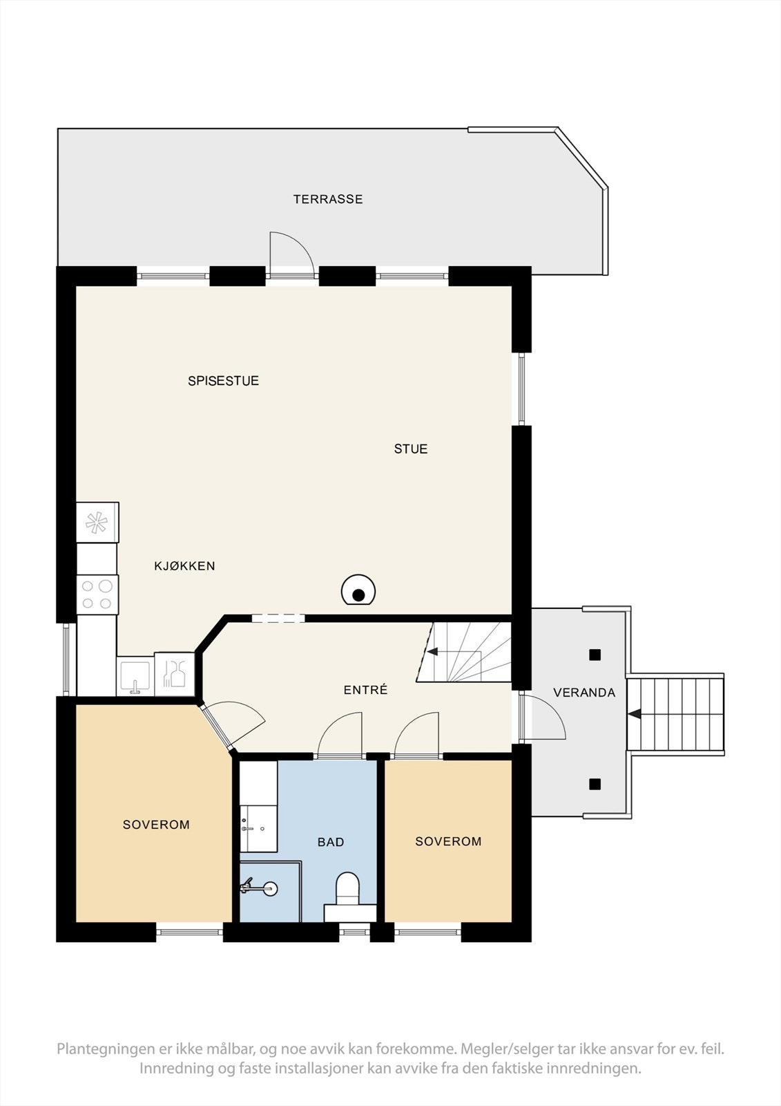 Plantegning 1.etasje. Galleribilde