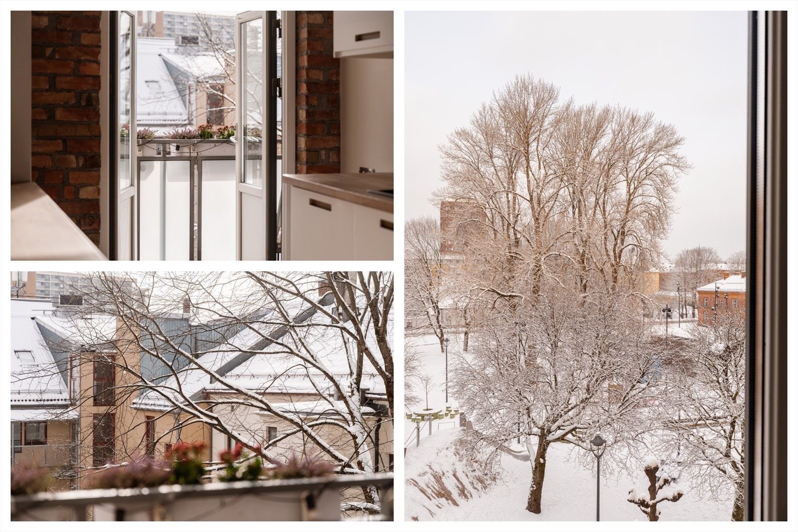 Pent utsyn mot Rudolf Nilsens plass og indre gårdsrom - Stille og tilbaketrukket, samtidig med alt like utenfor dørstokken Galleribilde