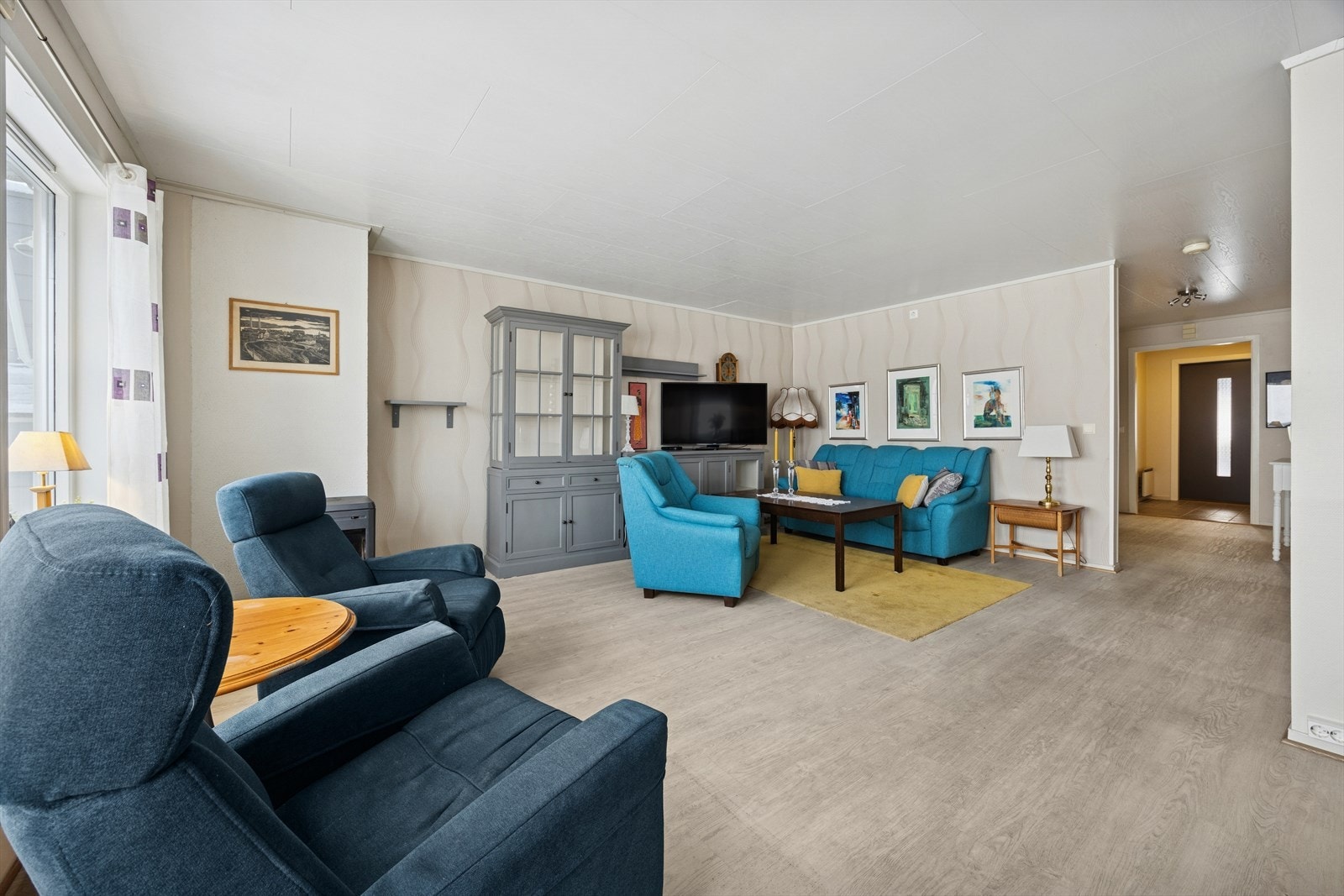 Leiligheten måler 88 kvm (internt bruksareal). Galleribilde