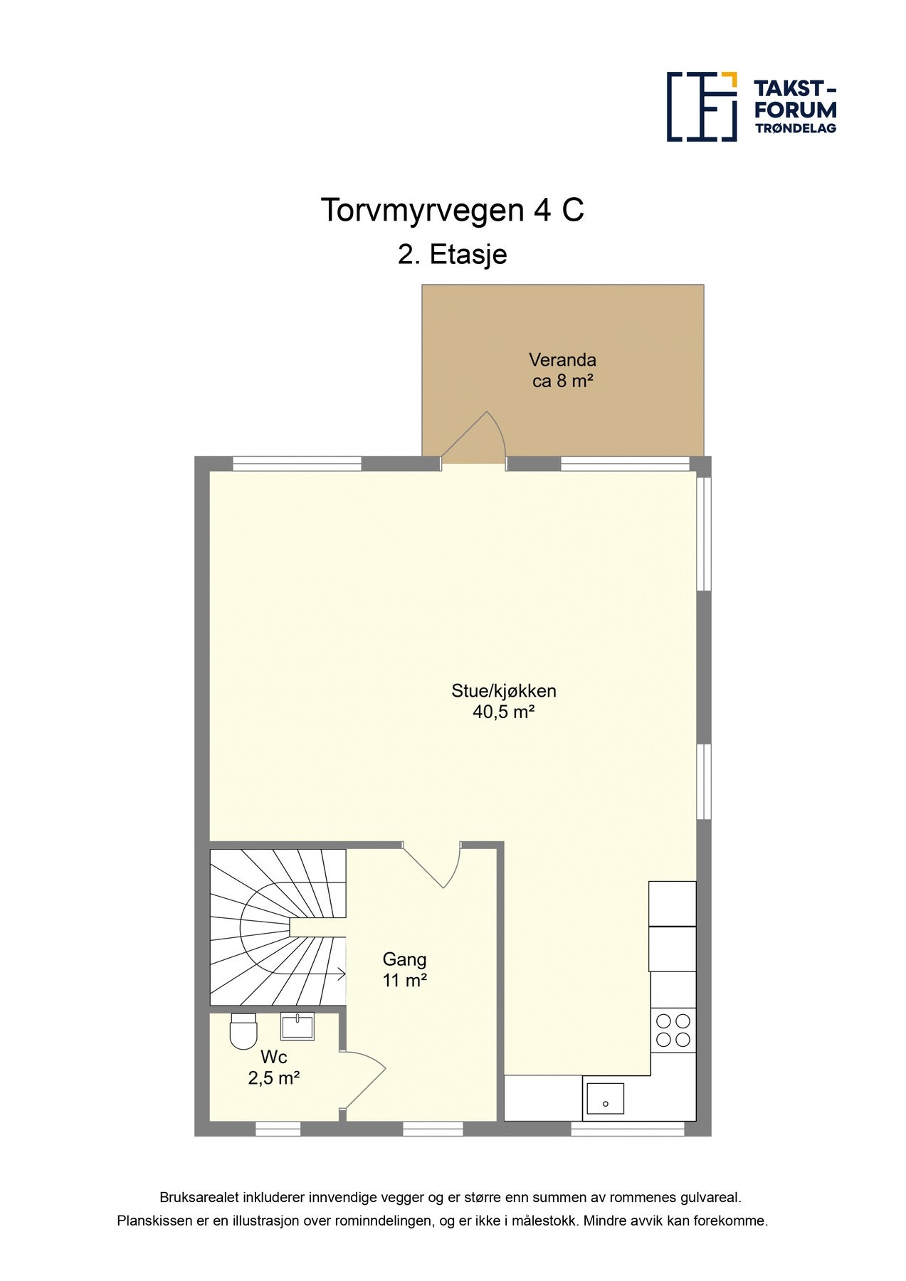 Planskisse - 2.etasje Galleribilde