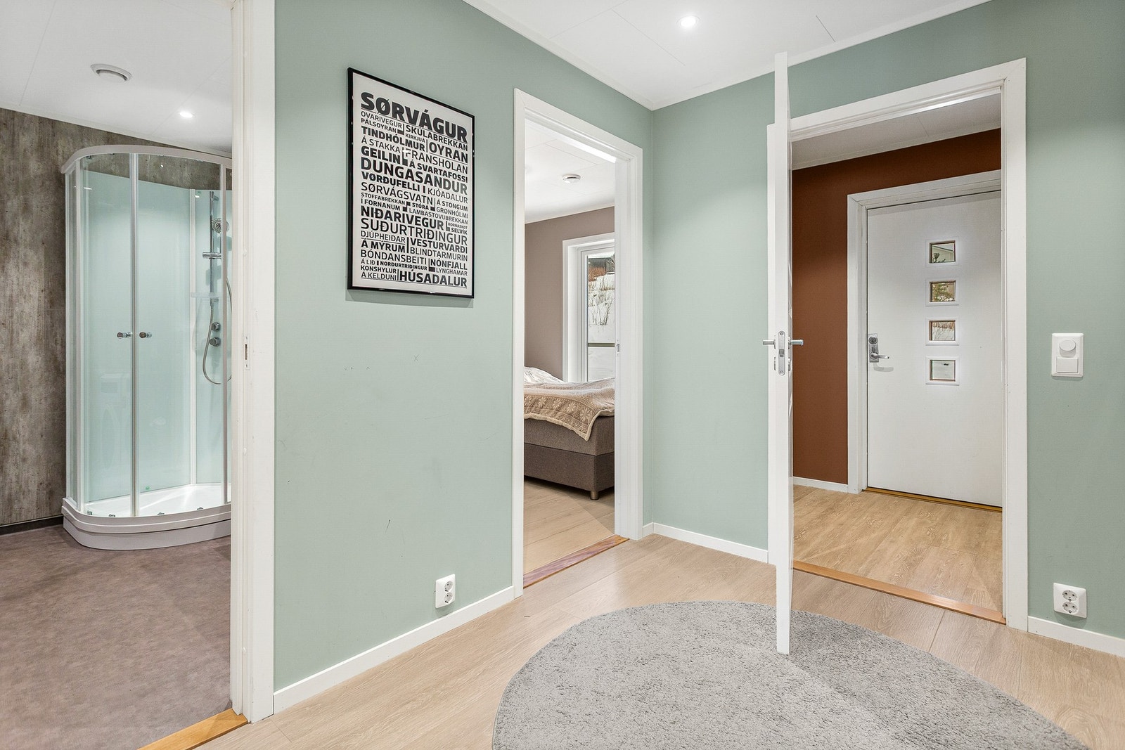 Romslig entré/vindfang Galleribilde