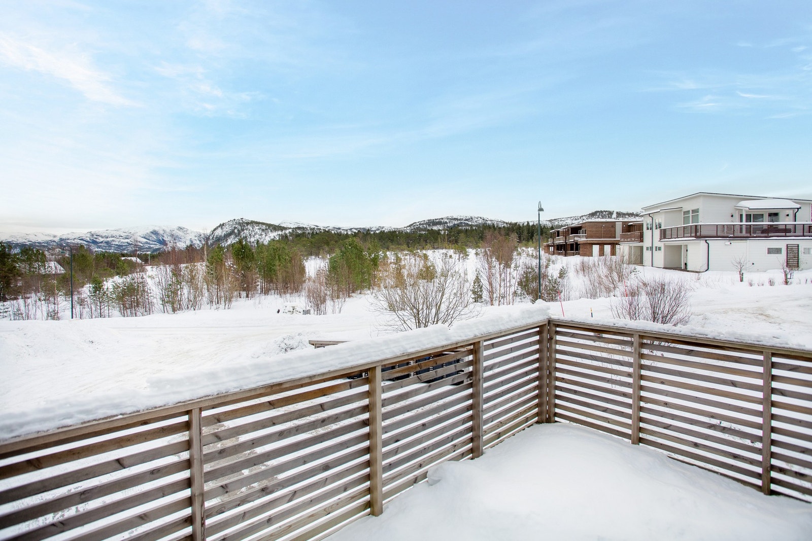 Nærområdet i vinterdrakt Galleribilde