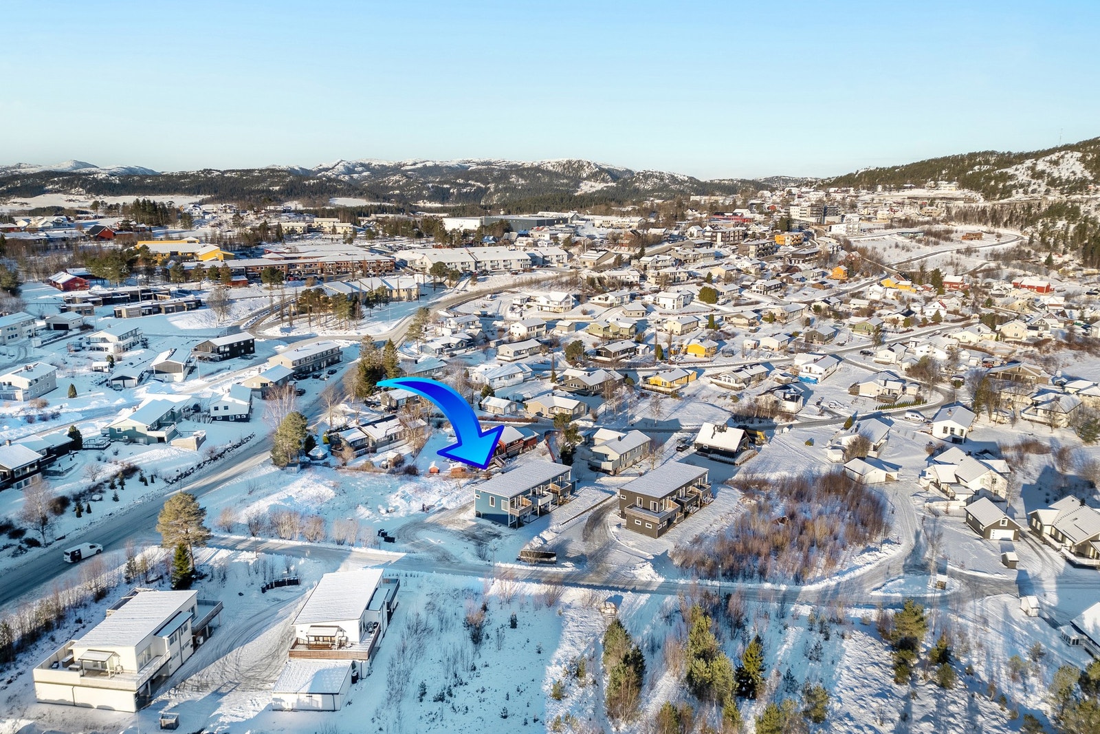 Her bor du skjermet og trygt, samtidig som du har gangavstand til hverdagens fasiliteter Galleribilde