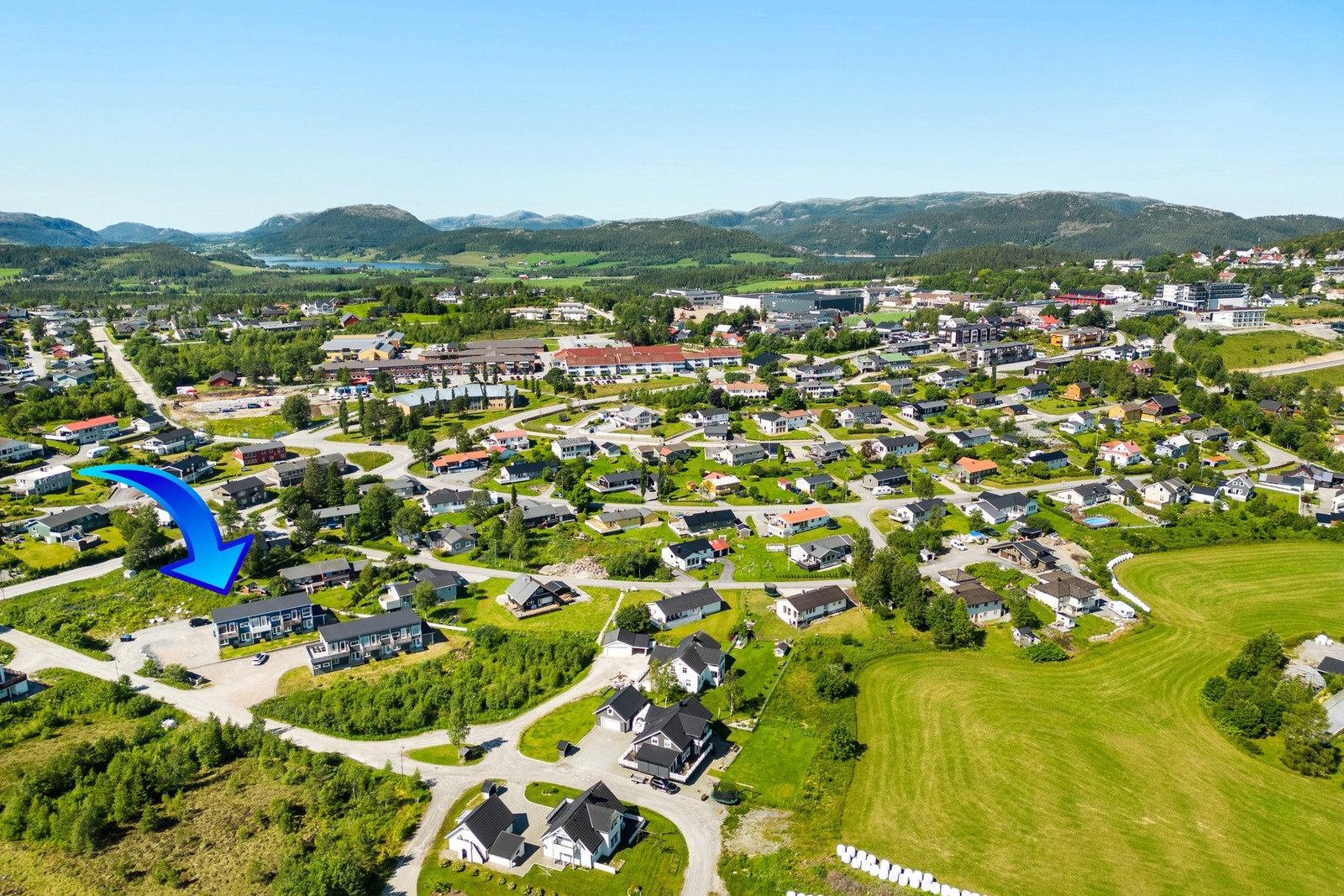 Oversiktsbilde av nærmiljøet Galleribilde