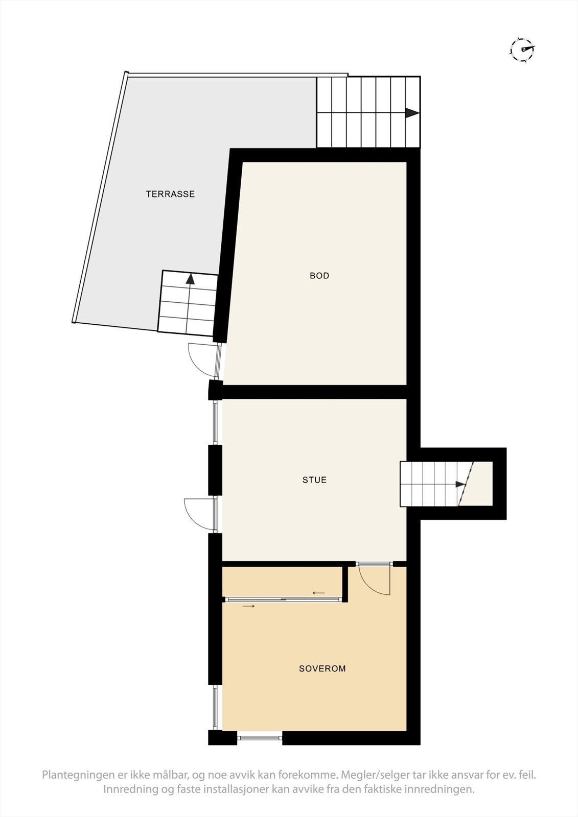 Plantegning underetasje Galleribilde
