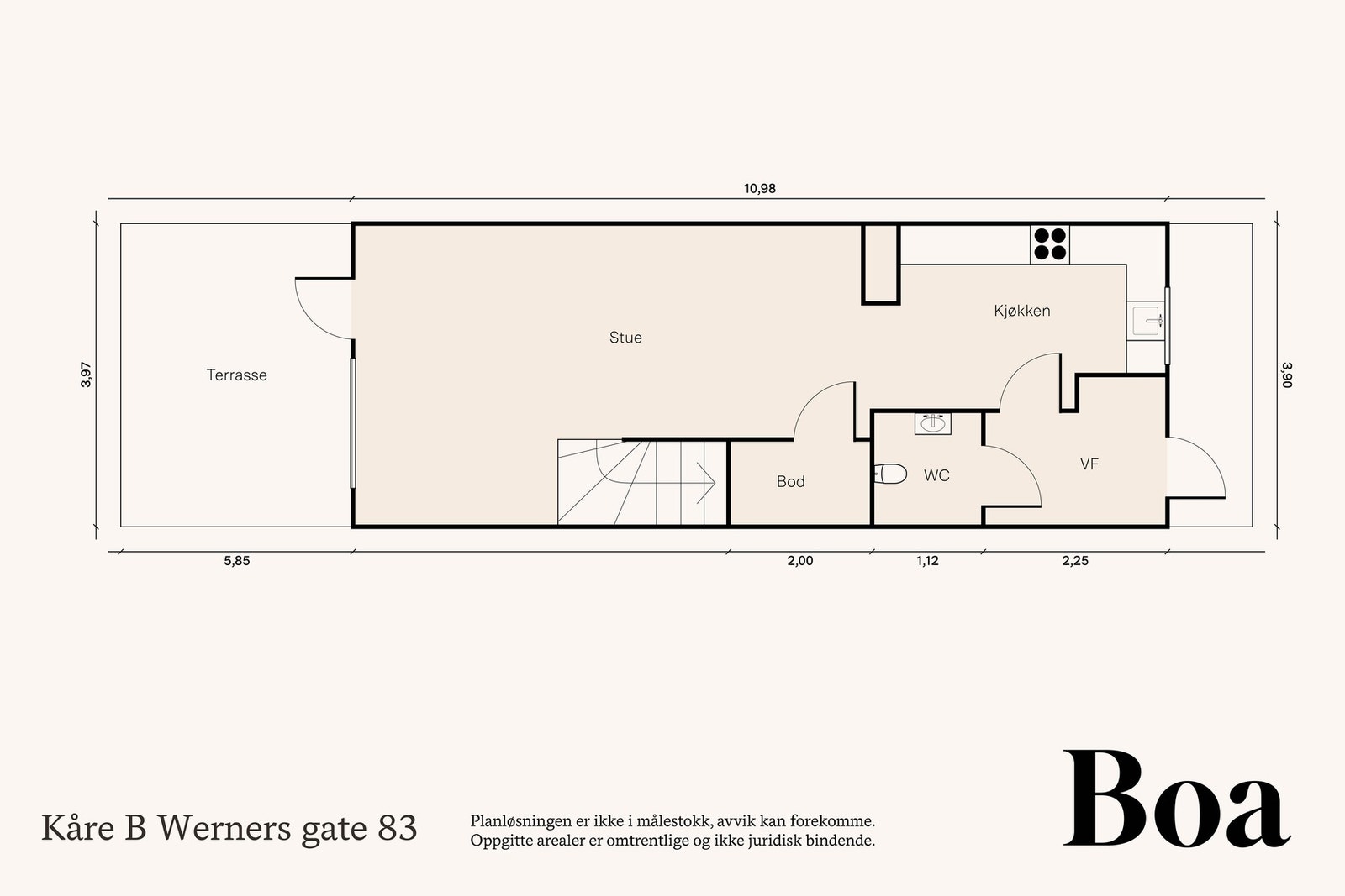 Plantegning - 1 etasje Galleribilde