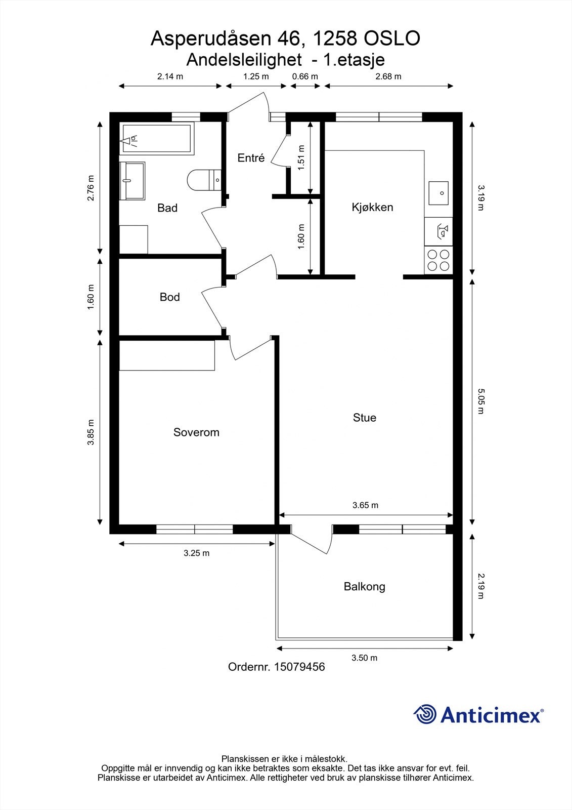 Plantegning Galleribilde