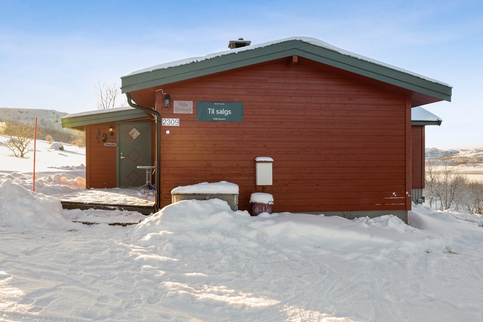 Eiendommen er plassert i et område kjent for flott turterreng, rike jakt- og fiskemuligheter. Galleribilde