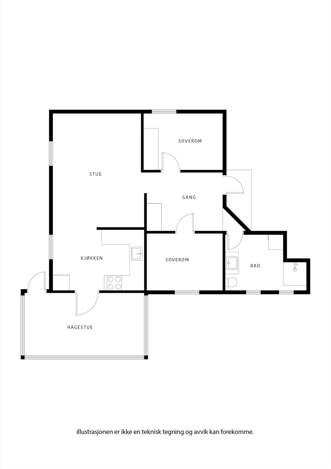 Tegninger Tjuvholmveien 7 2D Galleribilde