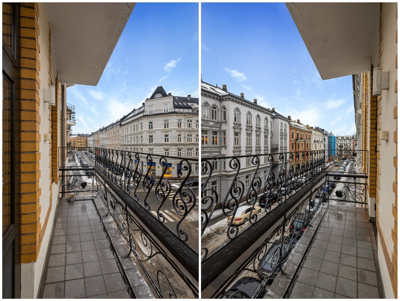 Balkongen er på ca. 4 kvm. Galleribilde