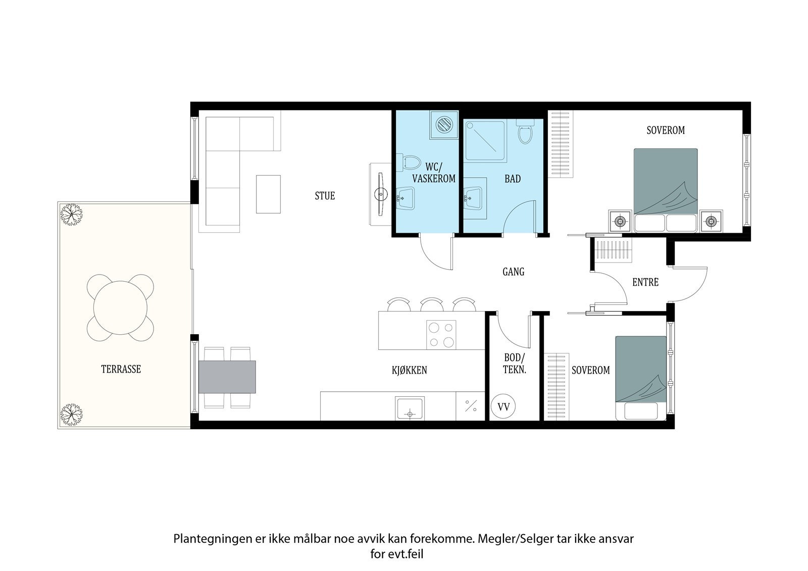Plantegning - Ikke målbar Galleribilde
