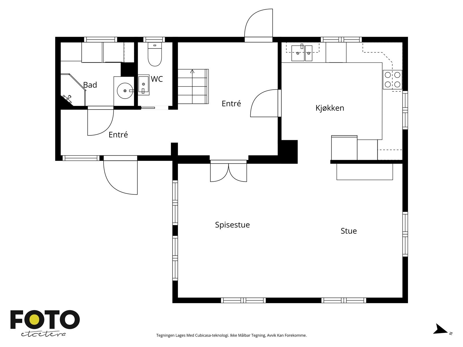 Plantegning Galleribilde