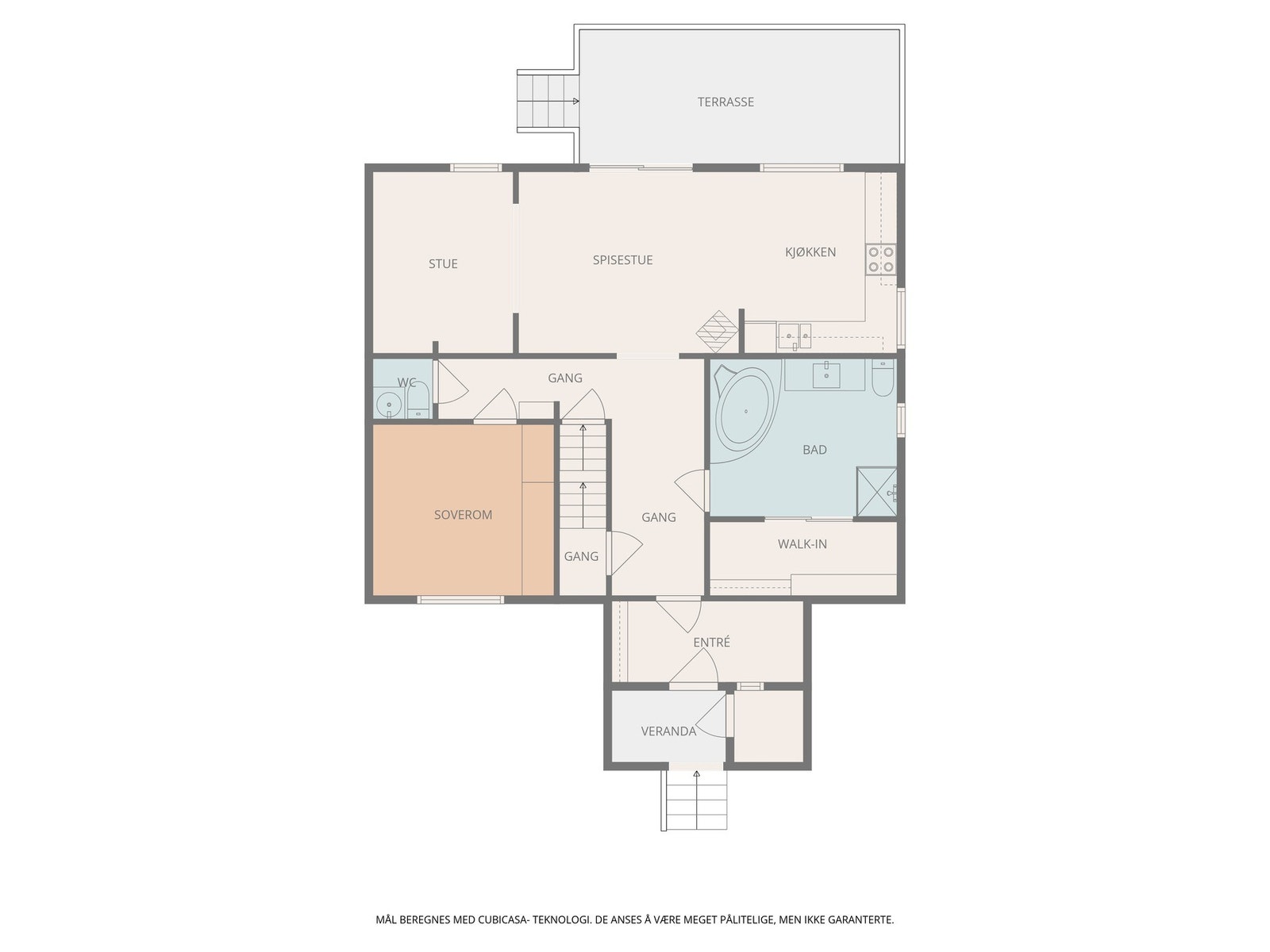 Planskisse hovedplan Galleribilde