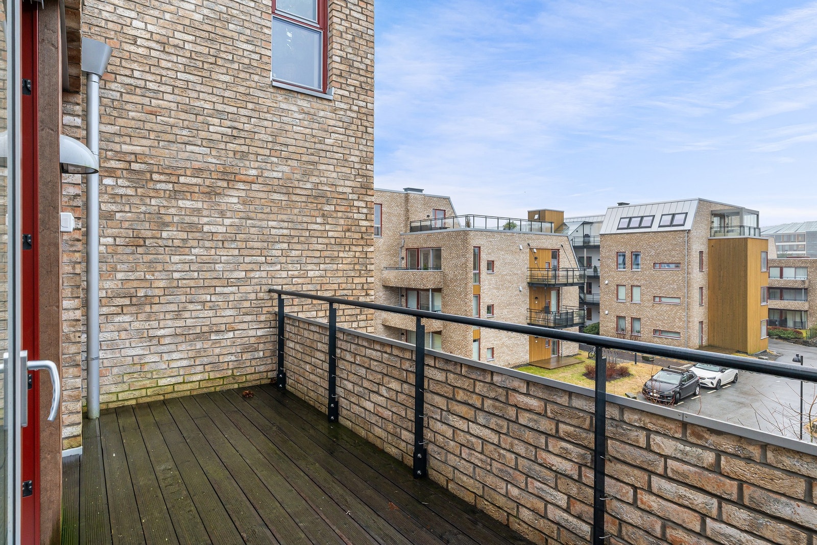 Balkongen måles til 9,2 kvm. Galleribilde