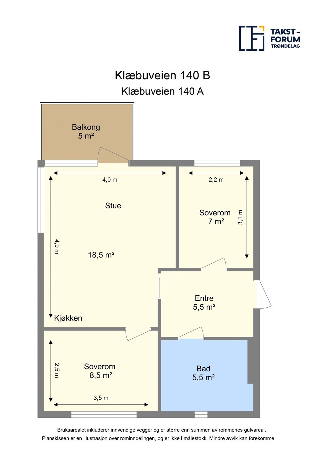 Planskisse - 1.etasje Galleribilde