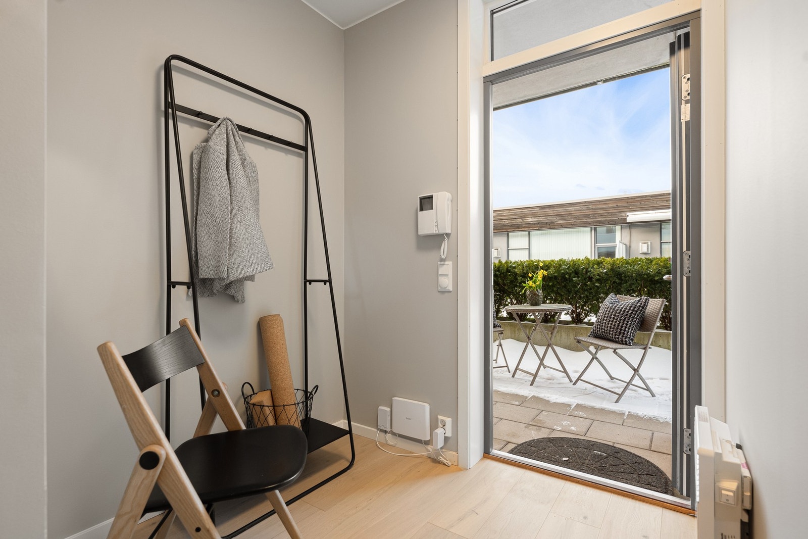 Egen trinnløs inngang fra sameiets fellesarealer Galleribilde