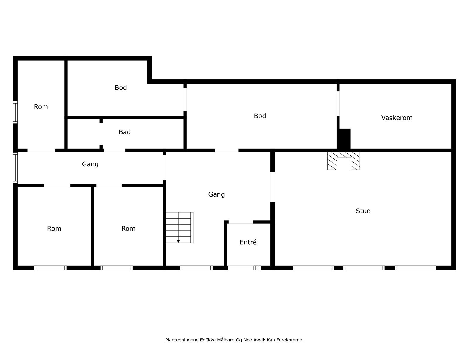 Plantegning - Underetasje Galleribilde