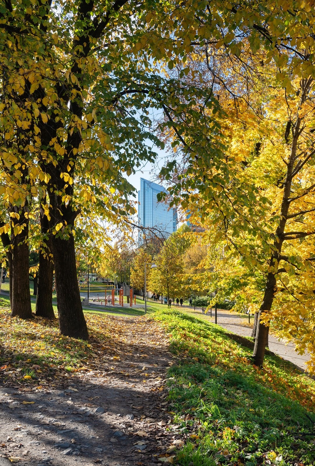 Enkel tilgang til grøntområder rett utenfor døren. Galleribilde