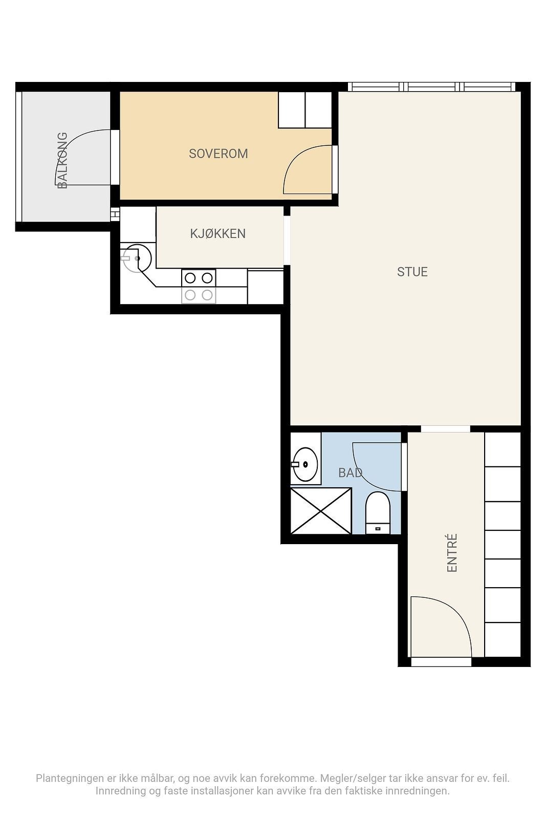 Plantegning. Galleribilde