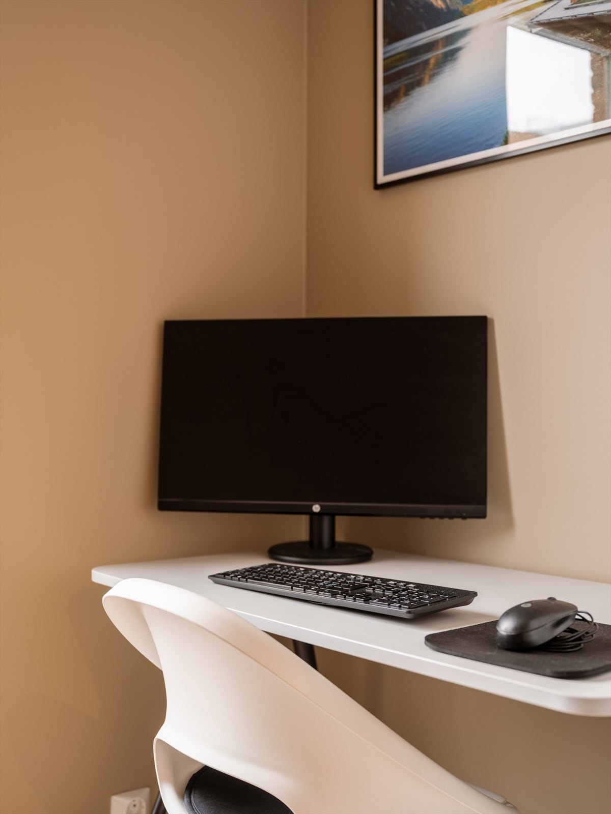 Det er også rom for en smart kontorløsning. Galleribilde