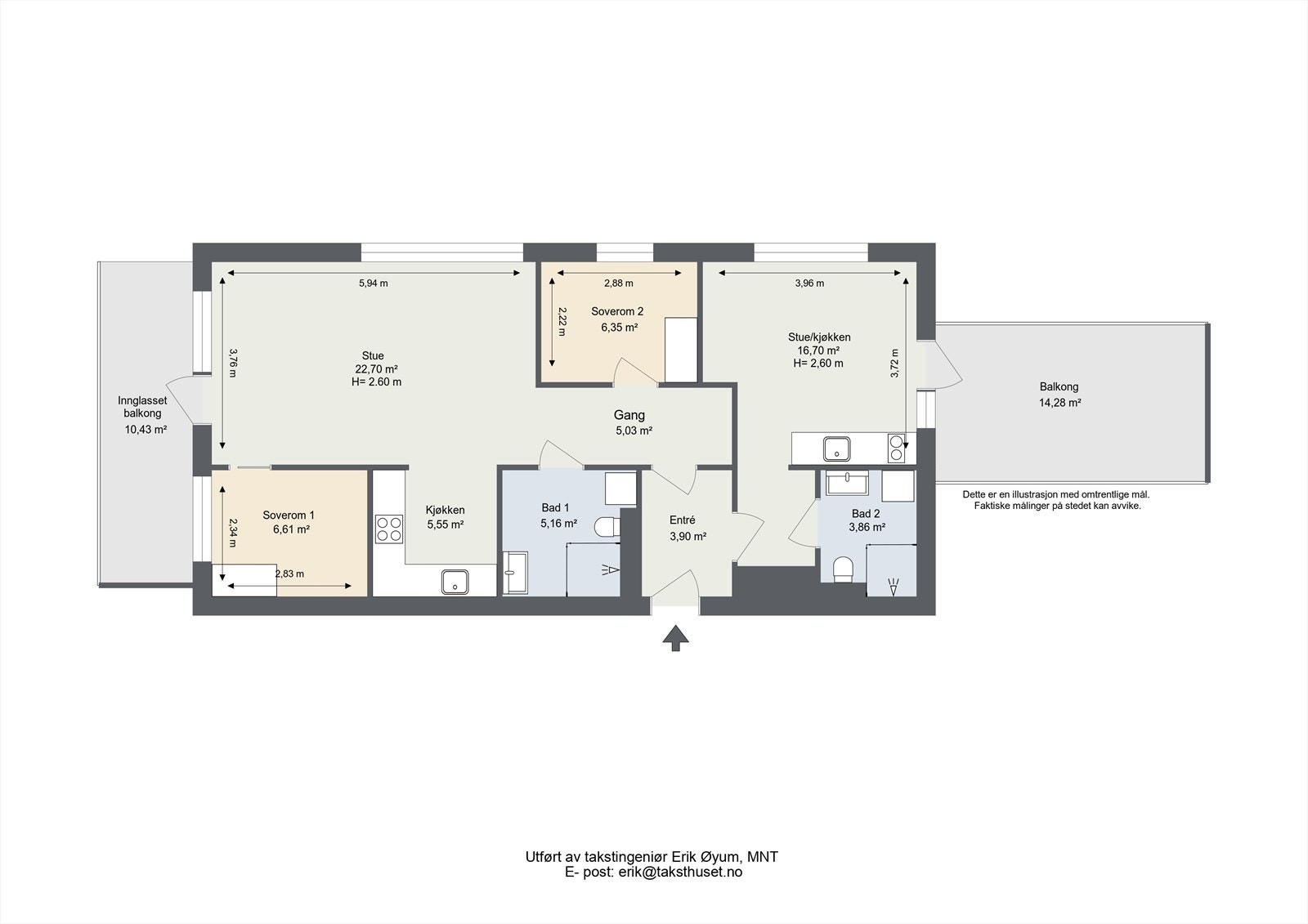 Plantegning Galleribilde