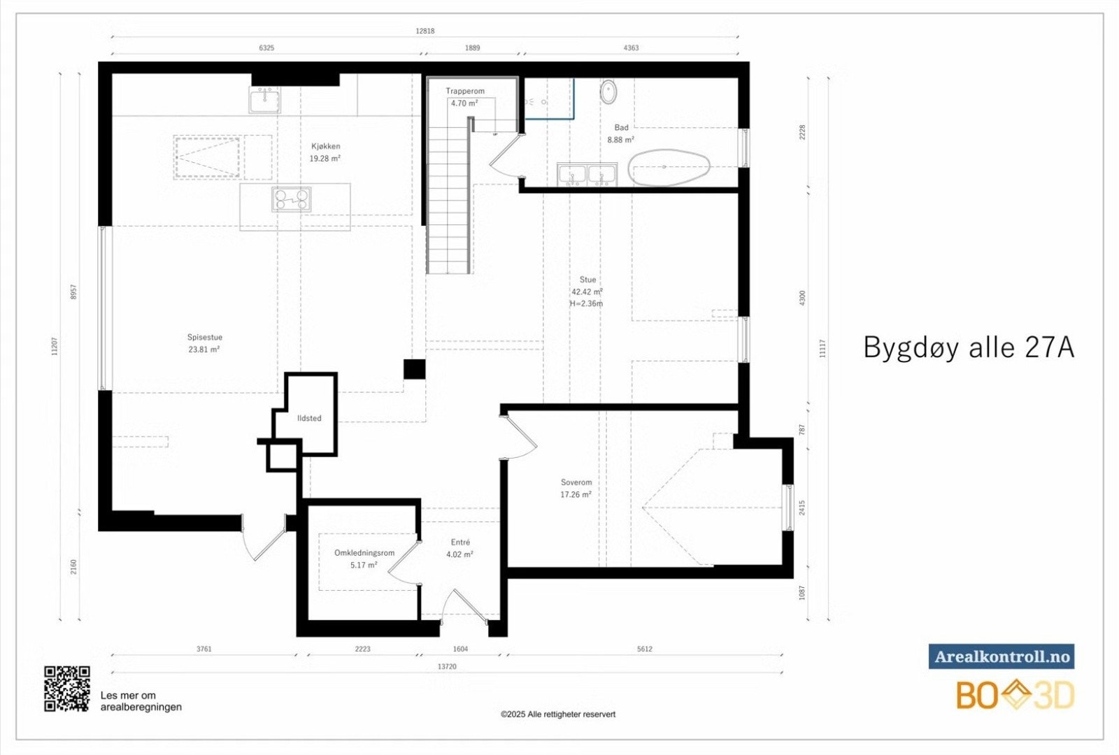 Plantegning 5. etg Galleribilde