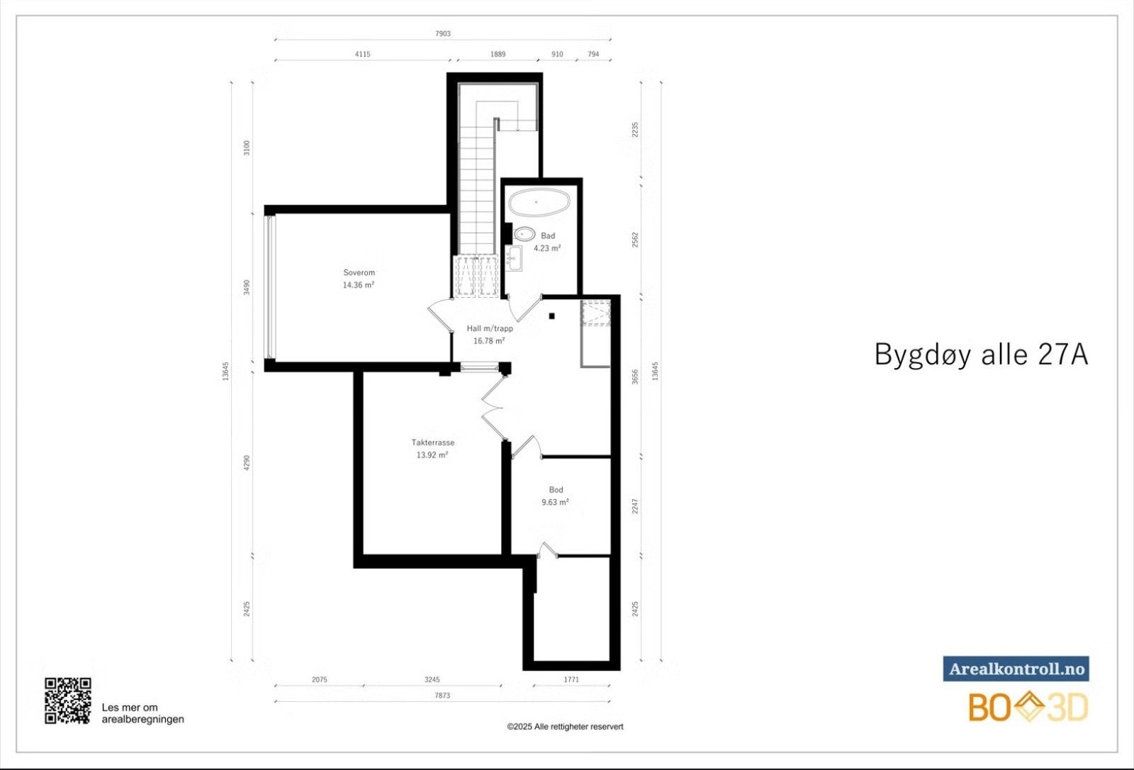 Plantegning 6. etg Galleribilde