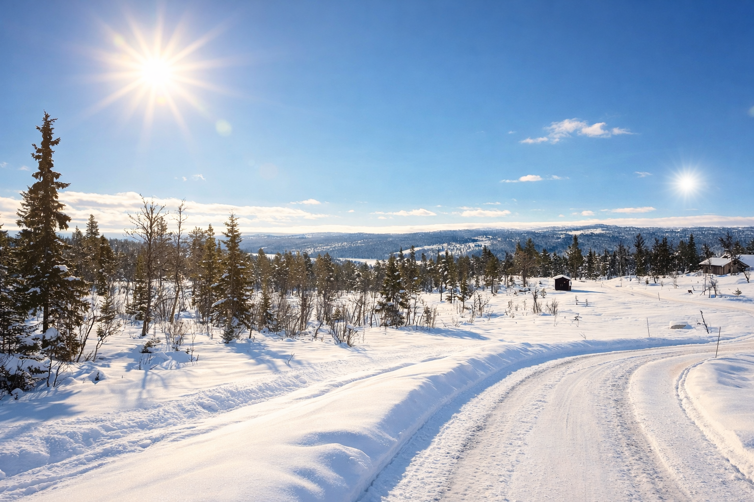 Utsikt tomt 16 til 26 Galleribilde