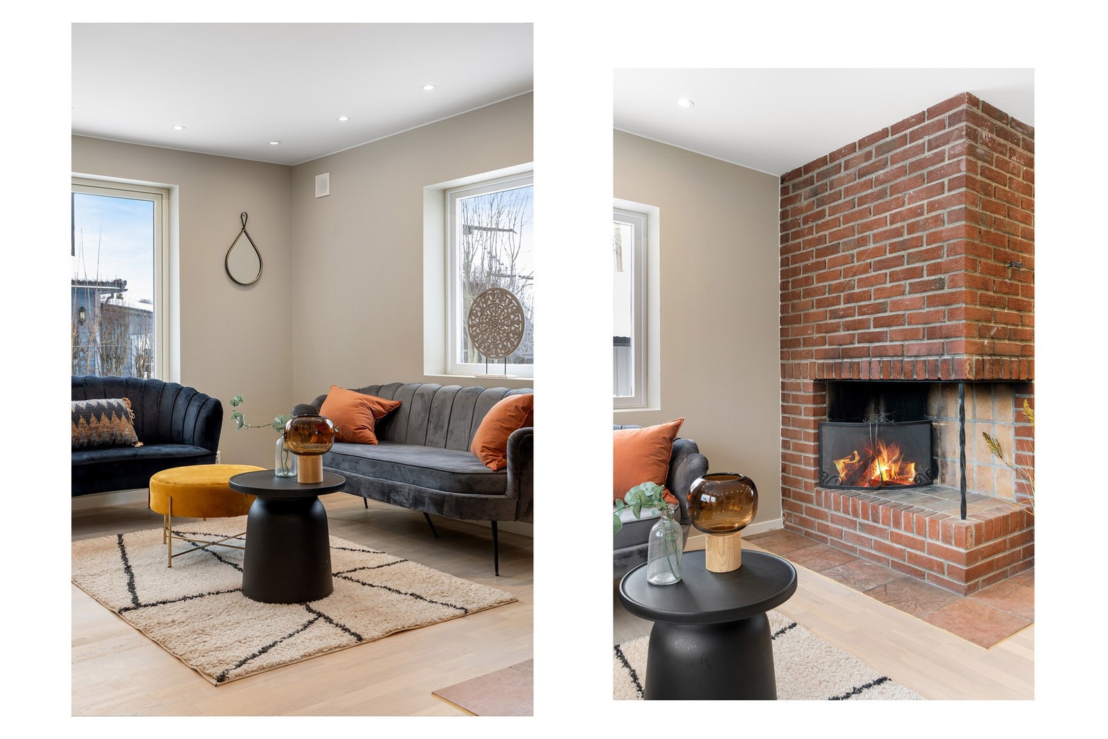 Herlig peis i stuen - perfekt på vinterstid! Galleribilde