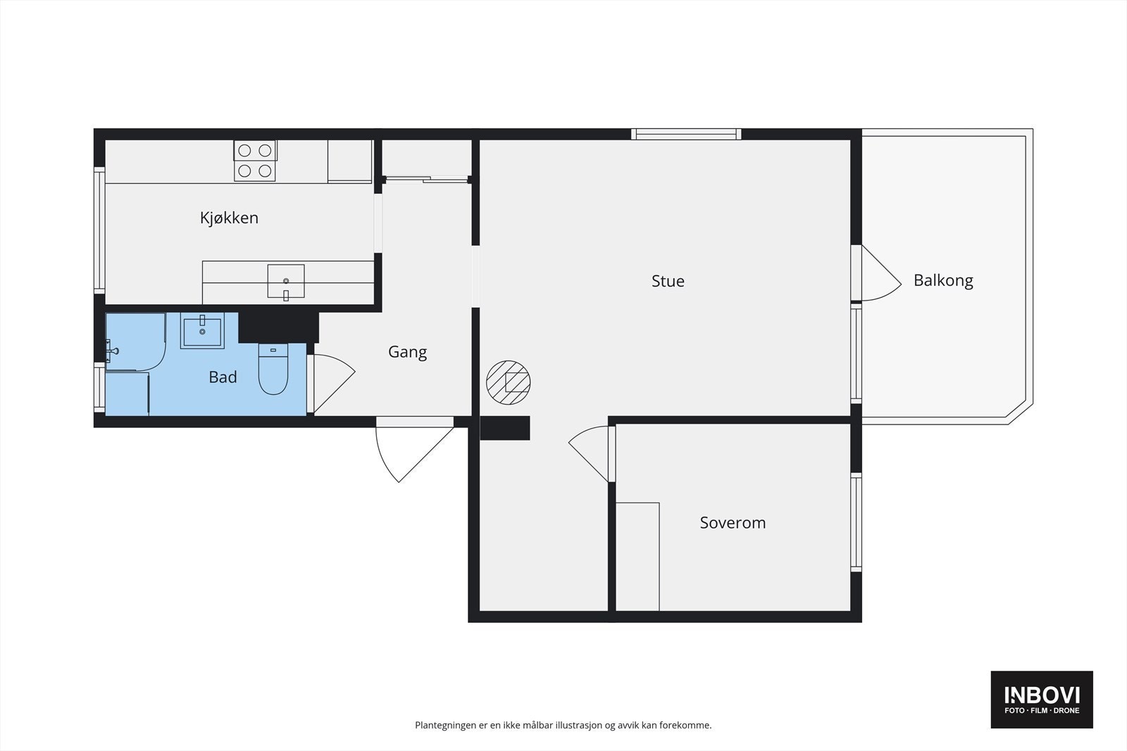 Plantegning Galleribilde