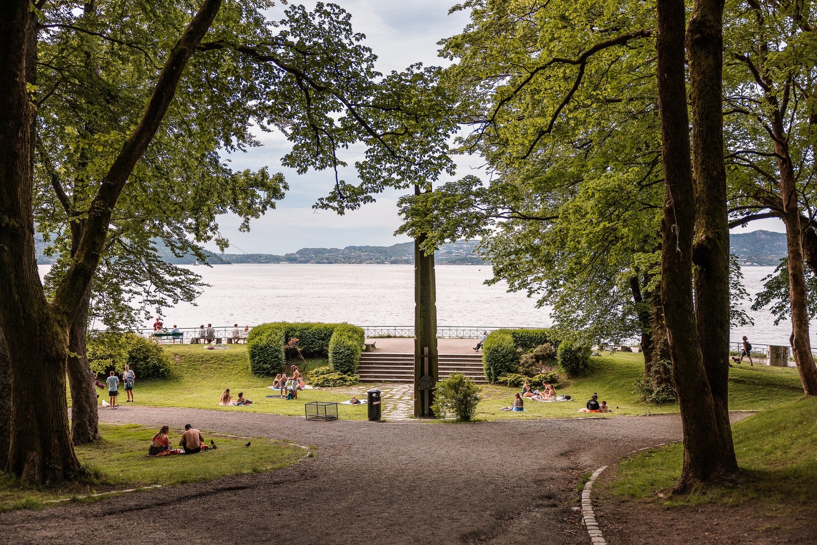 Det er fine turområder rett utenfor døren - Her fra Nordnesparken Galleribilde