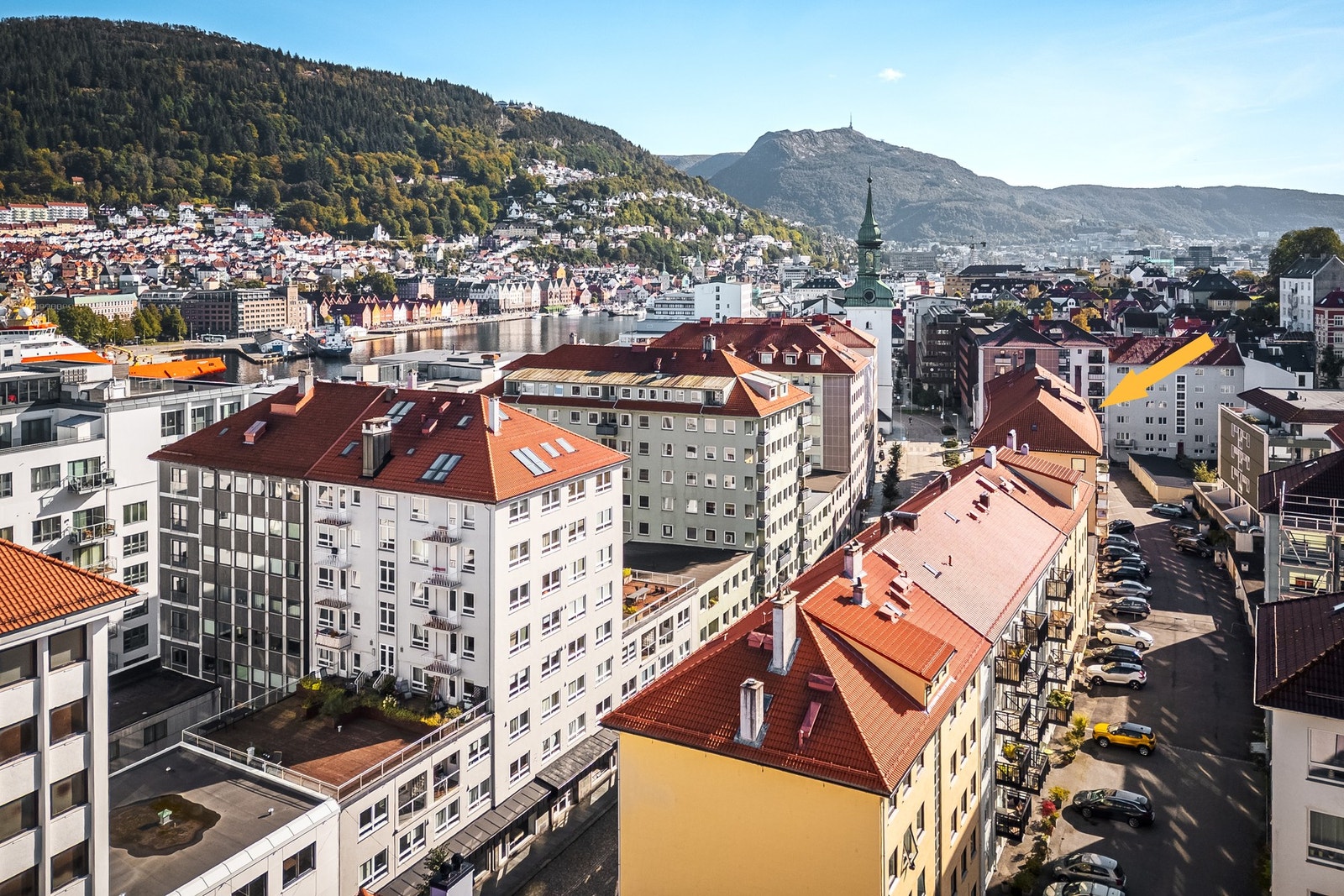 På Nordnes får du fredelige omgivelser samtidig som det kun er 10 minutters gange til Torgallmenningen, midt i bykjernen av Bergen sentrum Galleribilde