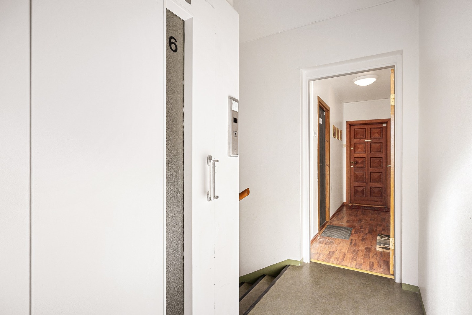 Det er heis i bygget Galleribilde