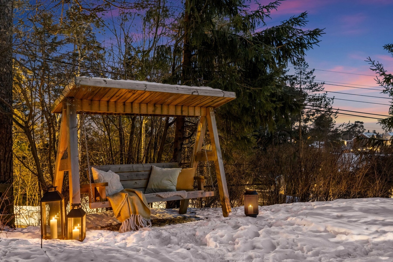 I kveldens lune belysning kan man kose seg i vakre omgivelser. Galleribilde