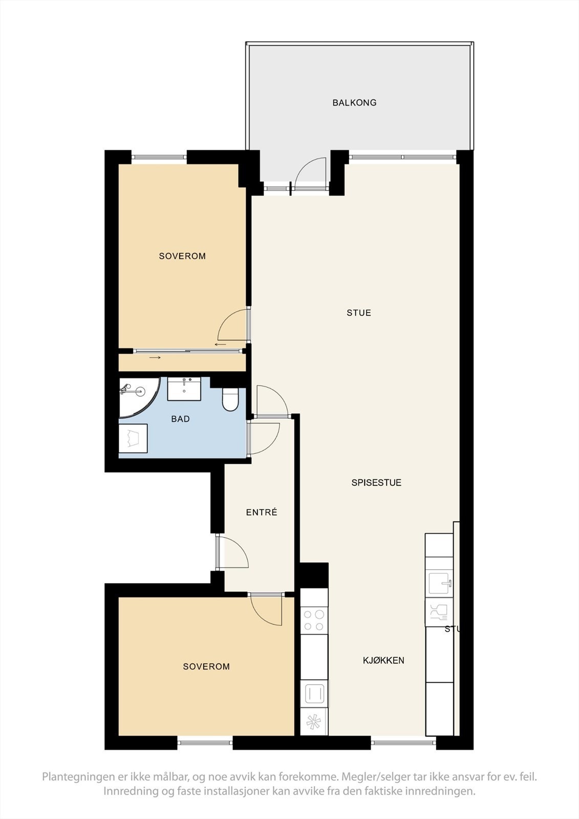 Planskisse 3. etasje Galleribilde