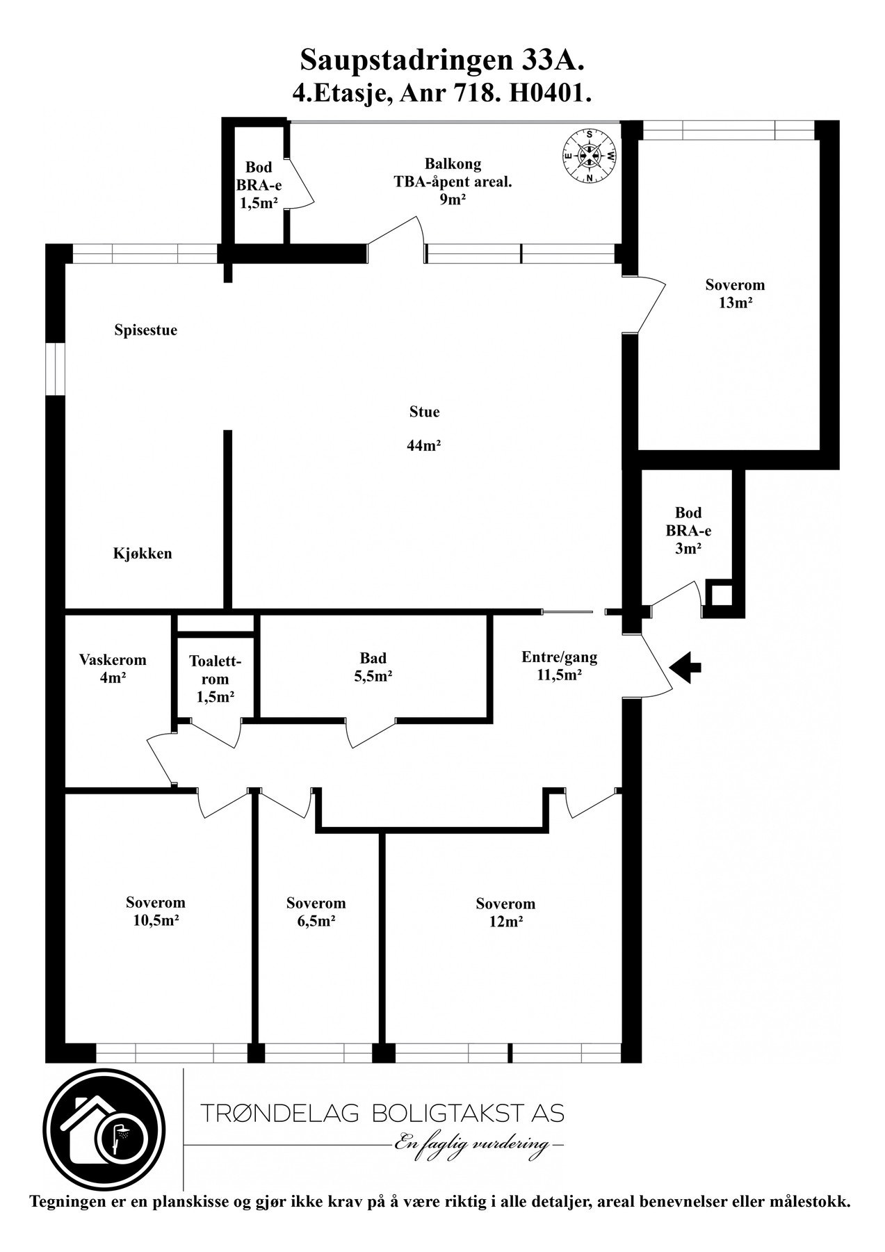 Planskisse. Galleribilde